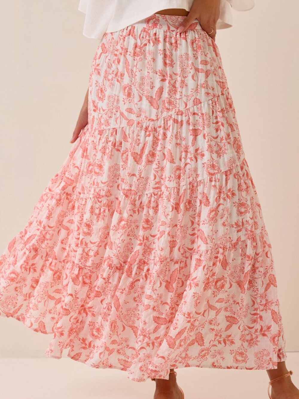 NWT Altar'd State Elise Floral Maxi Skirt